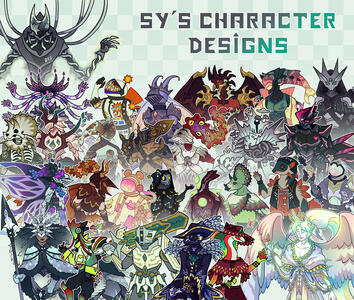 Swag examples of character designs (both my own OCs & adopts)